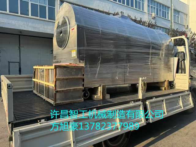 500斤炒花生果机装车发货